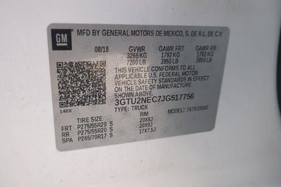 2018 GMC Sierra 1500 SLT