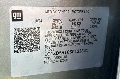 2025 Chevrolet Malibu 1LT