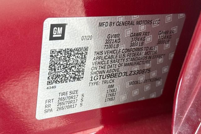 2020 GMC Sierra 1500 SLE