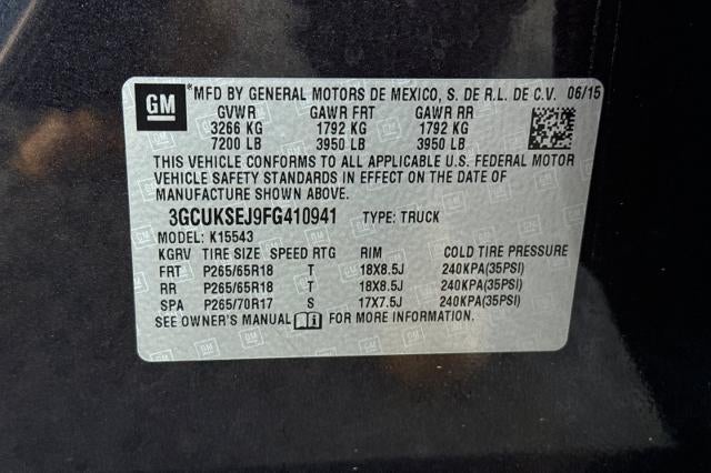 2015 Chevrolet Silverado 1500 LTZ