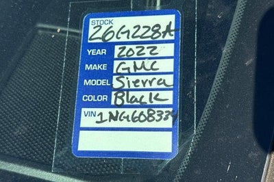 2022 GMC Sierra 1500 AT4X