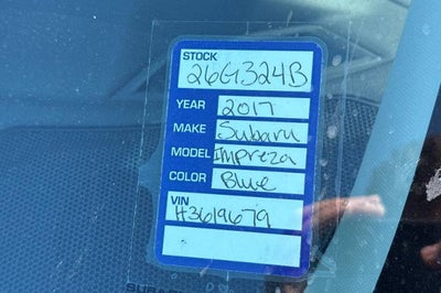 2017 Subaru Impreza BASE