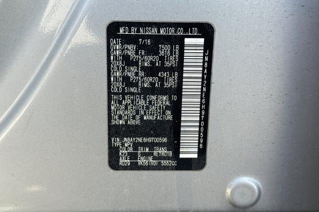 2017 Nissan Armada Platinum