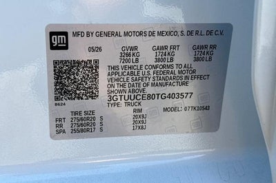 2026 GMC Sierra 1500 Elevation