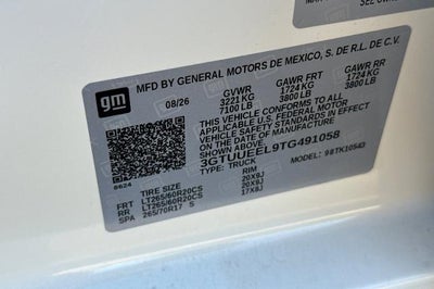 2026 GMC Sierra 1500 AT4