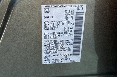 2018 Nissan Pathfinder SL