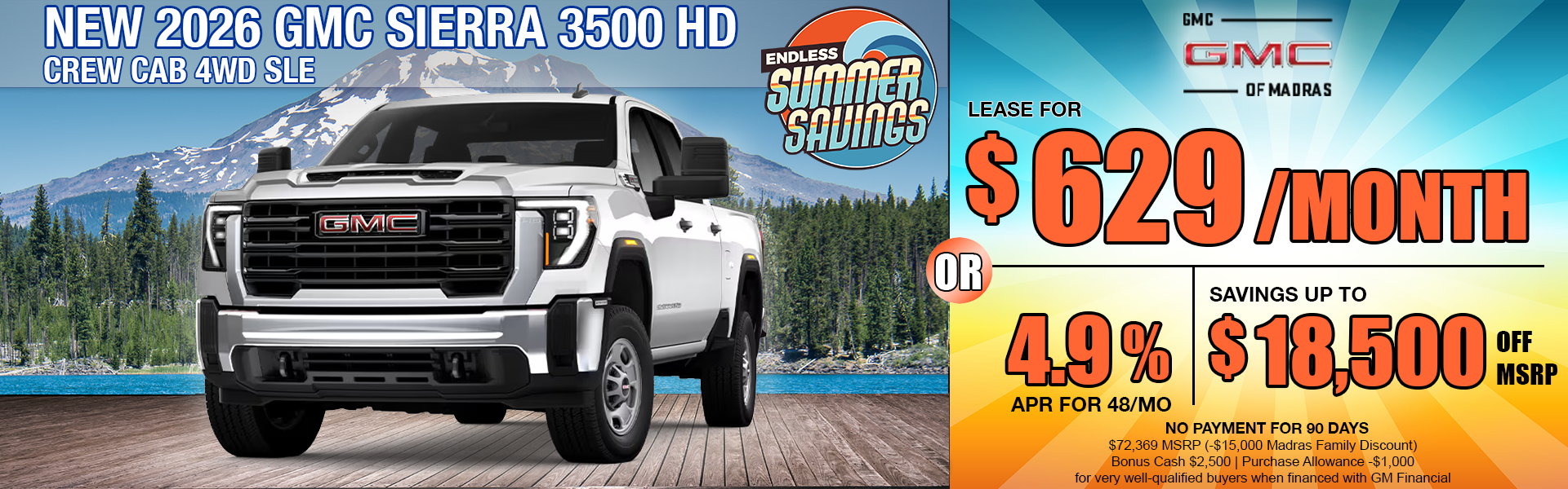 NEW 2026 GMC SIERRA 3500 HD