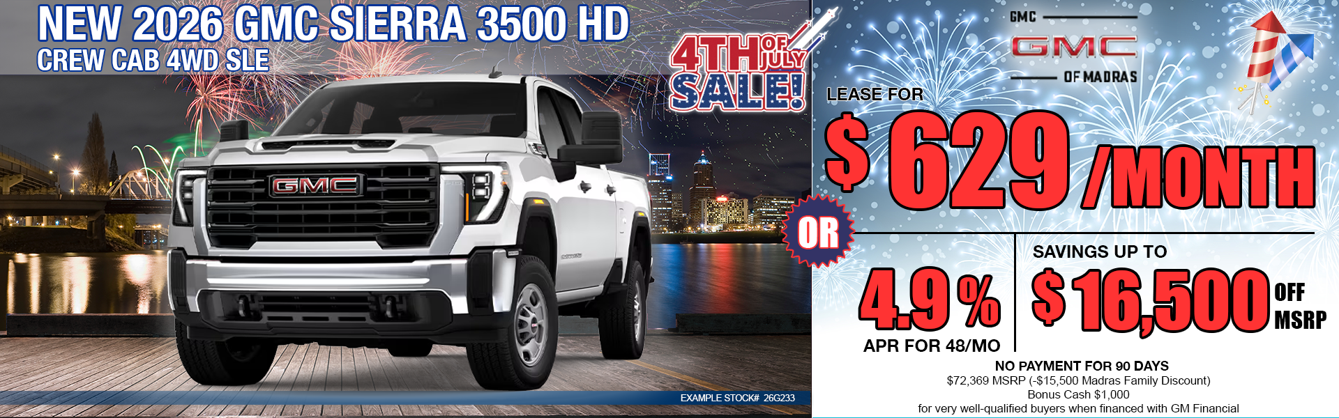 NEW 2026 GMC SIERRA 3500 HD | SLE