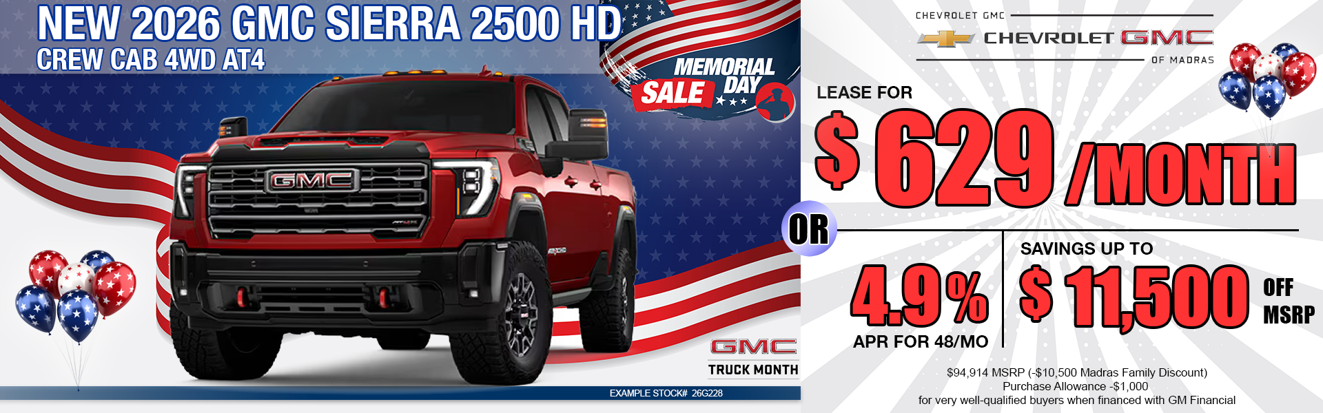 NEW 2026 GMC SIERRA 2500 HD